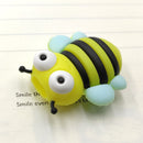 Cute Animal USB Data Cable Bites Protector Cord Wire Cable Winder (Bee)