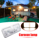 12V 48 LED RV Boat Ceiling Light with Switch Dome Lamp for Marine Caravan Camper