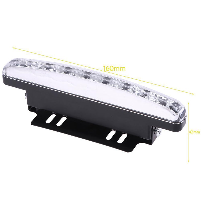 Universal Waterproof 8LED Car Motorcycle Daytime Running Light DRL Lamp