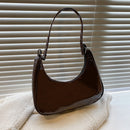 Fashion Design Ladies Small Messenger Bags Girls Patent Leather Top-handle Bag