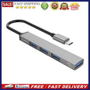 Computer PC Type-C to USB3.0 Hub High Speed Transmission Extension Adapter Hub