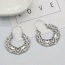 Fashion Hollow Out Hoop Earrings For Women Wedding Jewelry Party C1J7