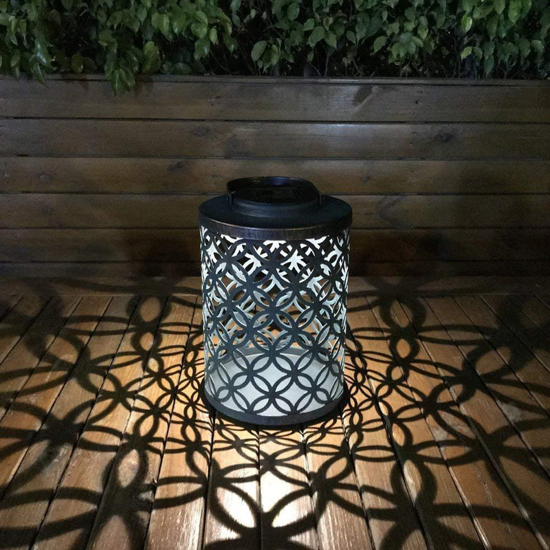 Solar LED Lantern Ground Light Outdoor Retro Garden Lawn Landscape Lamp Newly