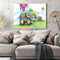 Elephant and Bird Oil Paint By Numbers Kits Drawing DIY Wall Art (M948)
