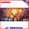 Flower Tree by Lake Oil Paint By Numbers Kits Picture Wall DIY Home Decoration