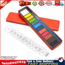 12 Colors Solid Watercolor Paint Set Kids Art Drawing Water Color Pigment Newly