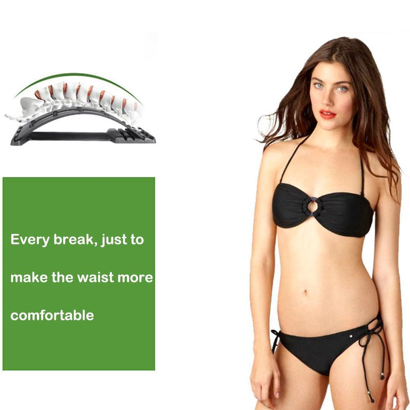 Back Massage Fitness Equipment Backbone Stretcher Lumbar Support(Common)