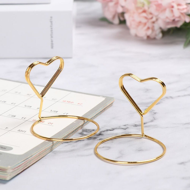 Desktop Decoration Clamps Stand Photos Clips Table Numbers Holder Place Card