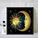 5D DIY Sun Moon Mosaic Art Picture of Rhinestones Gifts Home Decoration
