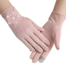 Breathable Thin Mittens Sunscreen Gloves Full Finger Gloves Cyclist Driving