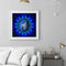 Blue Mandala Frameless DIY Oil Paint by Numbers Kit Picture Canvas Artwork Newly