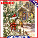 Full Cross Stitch Handcraft 11CT Stamped Postbox Needlework DIY Home Ornament