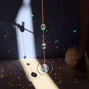 Hanging Moon Sun Heart Ball Light Catcher Crystal Outdoor Wind Chime (64) Newly