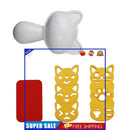 Sushi Mold Rice Ball Mold - Cartoon Cat Pattern Nori Sushi Bento Accessory