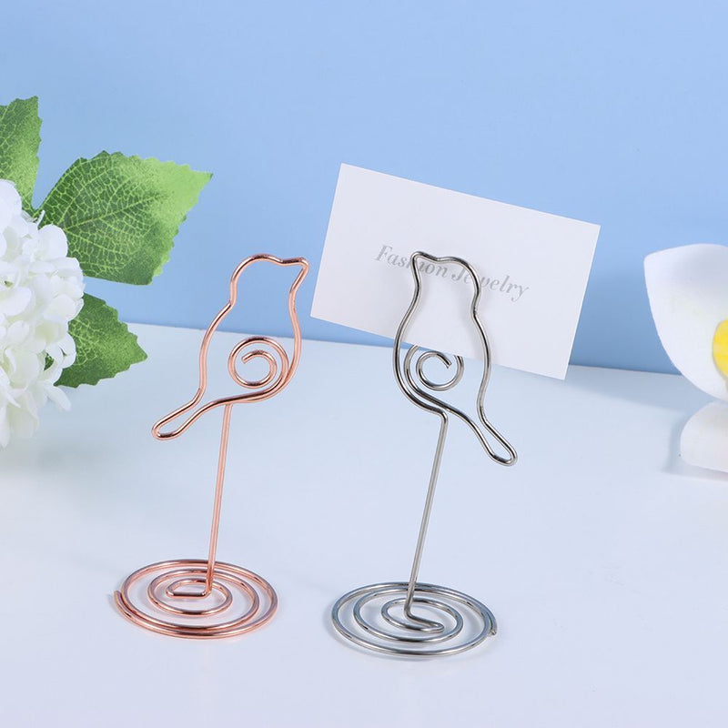 Decoration Paper Clamp Photo Clips Place Card Table Number Holder Clamps Stand