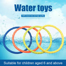 4pcs Throwing Toys Funny Underwater Training Kids Summer Diving Rings Water