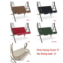 Outdoor Patio Replacement Shade Dust Swing Cover Backrest Chair Cushion Case