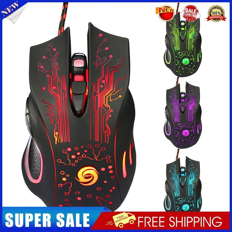 3200DPI LED Optical 6D USB Wired Gaming Game Mouse Pro Gamer Mice For PC