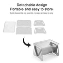 Stainless Steel Portable Folding BBQ Grill Stove Outdoor Heater Kits Newly