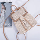 Straw Woven Backpack Beach Female Fashion Leather Pompom Travel Shoulder Bags