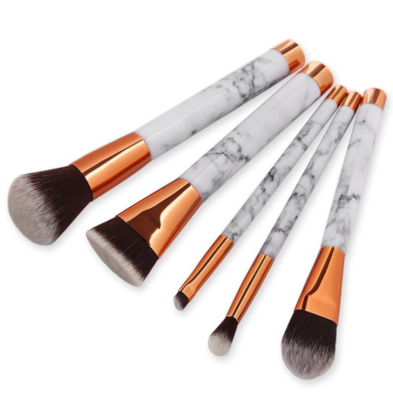 5pcs Makeup Brush Kit Eyebrow Blush Foundation Powder Beauty Cosmetic Brush