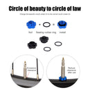 VXM 2pcs/Set MTB Bike Schrader Presta Valve Wheel Converter Nut Rim (Blue) Newly