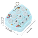 Whack-A-Mole Game - LED Mini Hamster Memory Game Key Chain for Bag / Backpack