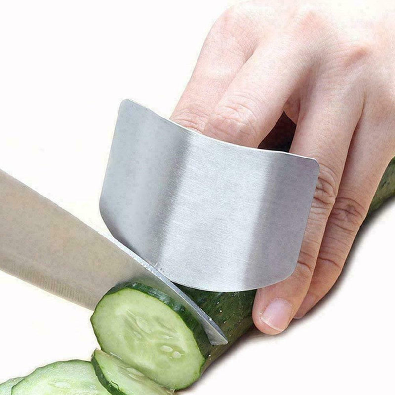 Kitchen Finger Hand Protector Guard Steel Chop Tool U9Z3 F1X7 Cook Slice Z2J8
