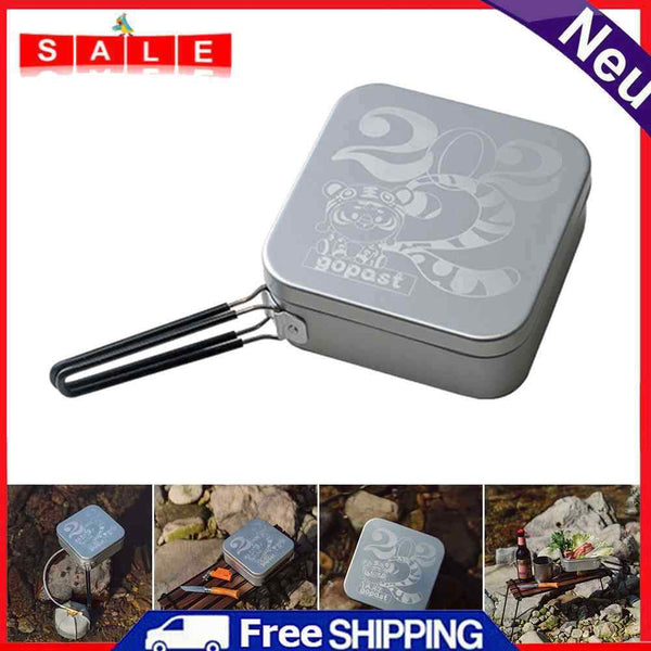 Gopast 1600ml Lunch Box Travel Portable Cookware Bowl Folding for Fishing Hiking