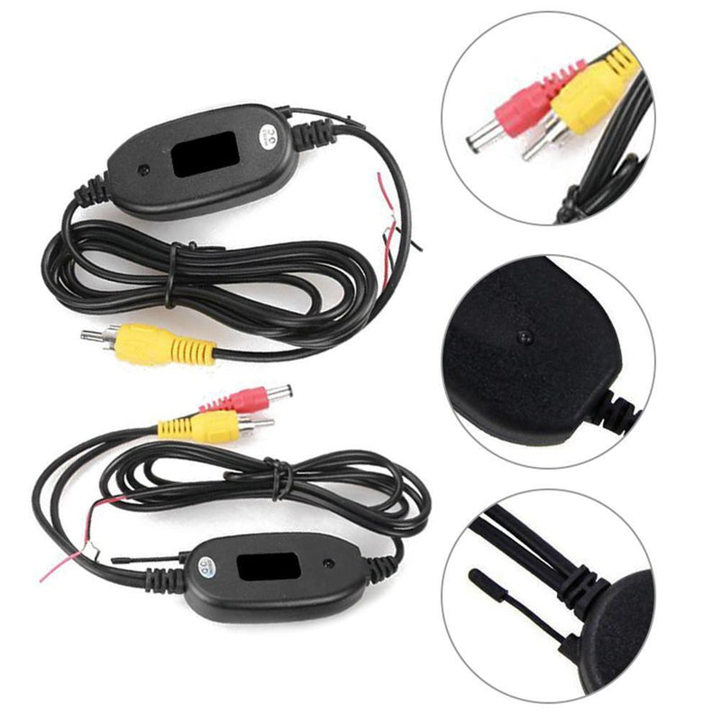 2.4GHz Wireless Video Transmitter Receiver for Car Parking Rear View Camera
