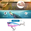 5pcs Fishing Lure Wobblers 4cm 3.5g Floating Crankbait Artificial Hard Bait