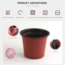 Plastic Grow Flower Pots Nursery Seedling Sprouting Growing Planter Tray Pots