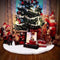 Christmas Tree Skirts Festival Decor Tree Base Floor Mat Carpet (90cm) Newly