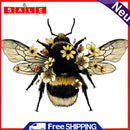 Bee Animal DIY Rhinestone Picture Full Round Drill Painting Diamond Drawing Kit