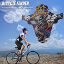 Bicycle Front Rear Mudguard Fender Cycling MTB Bike Fender with 5 Fixing Stra