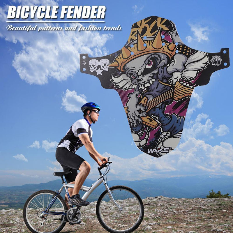 Bicycle Front Rear Mudguard Fender Cycling MTB Bike Fender with 5 Fixing Stra