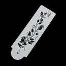 Icing Lace Decor Sugarcraft Tools Fondant Cake Stencil Tree Vine Leaves Border