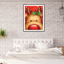 5D DIY Diamond Painting Christmas Elk Full Round Drill Mosaic Picture Kit