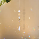 Suncatcher Crystal Sun Moon Chandelier Pendant Prism Home Hanging Lamp Orname