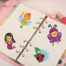 8pcs DIY Diamond Painting Stickers Animals Kids Cross Stitch Needlework Decals