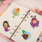 8pcs DIY Diamond Painting Stickers Animals Kids Cross Stitch Needlework Decals