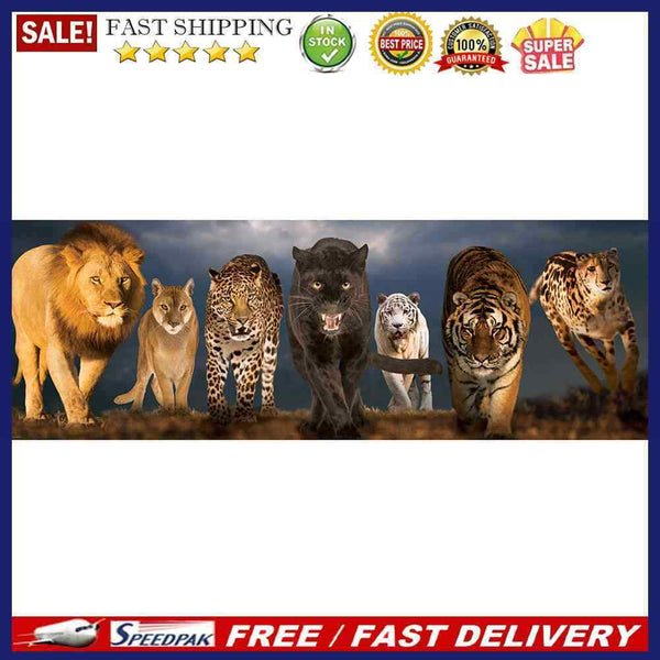 5D DIY Diamond Painting Animals Full Round Drill Rhinestone Home Decoration