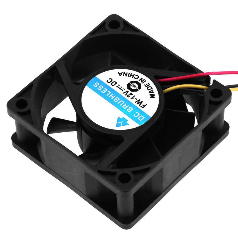 DC Brushless Cooling Fan 12V 60x60x25mm 3 Pin CPU Computer Fan Newly