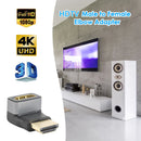 90 Degree HDMI-compatible Adapter for HDTV Projetor Laptop Male to Female C