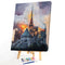 DIY Digital Oil Paint By Number Notre Dame De Paris