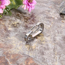 Titanium Ti TC4 Outdoor Key Carabiner Keyring Keychain Holder (Ti Color) Newly