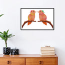 14CT Partial Cross Stitch Bird on Branch Stamped DIY Animal Embroidery Kits