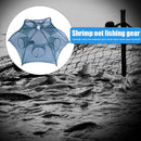6/8 Holes Fishing Net Shrimp Cage Nylon Foldable Fish Cast Trap (6 Holes) Newly