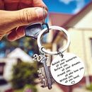 Inspirational Keychain Gift for Him Her Friends -Class of 2021 Key Ring (E)
