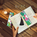 2pcs DIY Diamond Painting Leather Bookmark Flamingo Tassel Crafts (FQY031) Newly